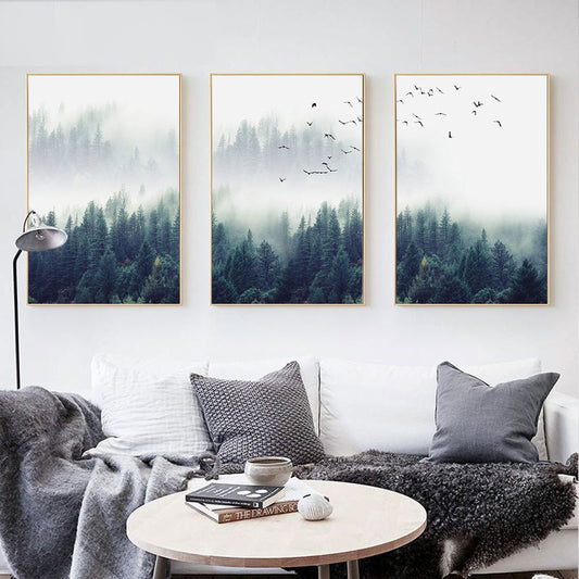 Lanscape Forest Canvas Wall Art