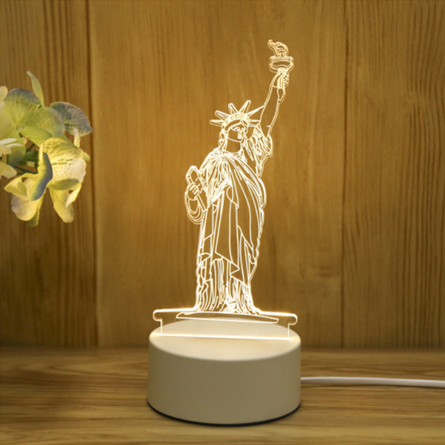 3D Acrylic LED Night Light